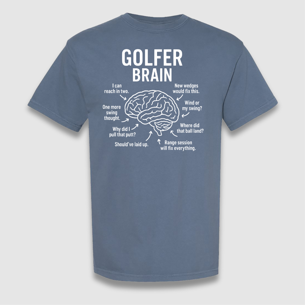 Golfer Brain T Shirt