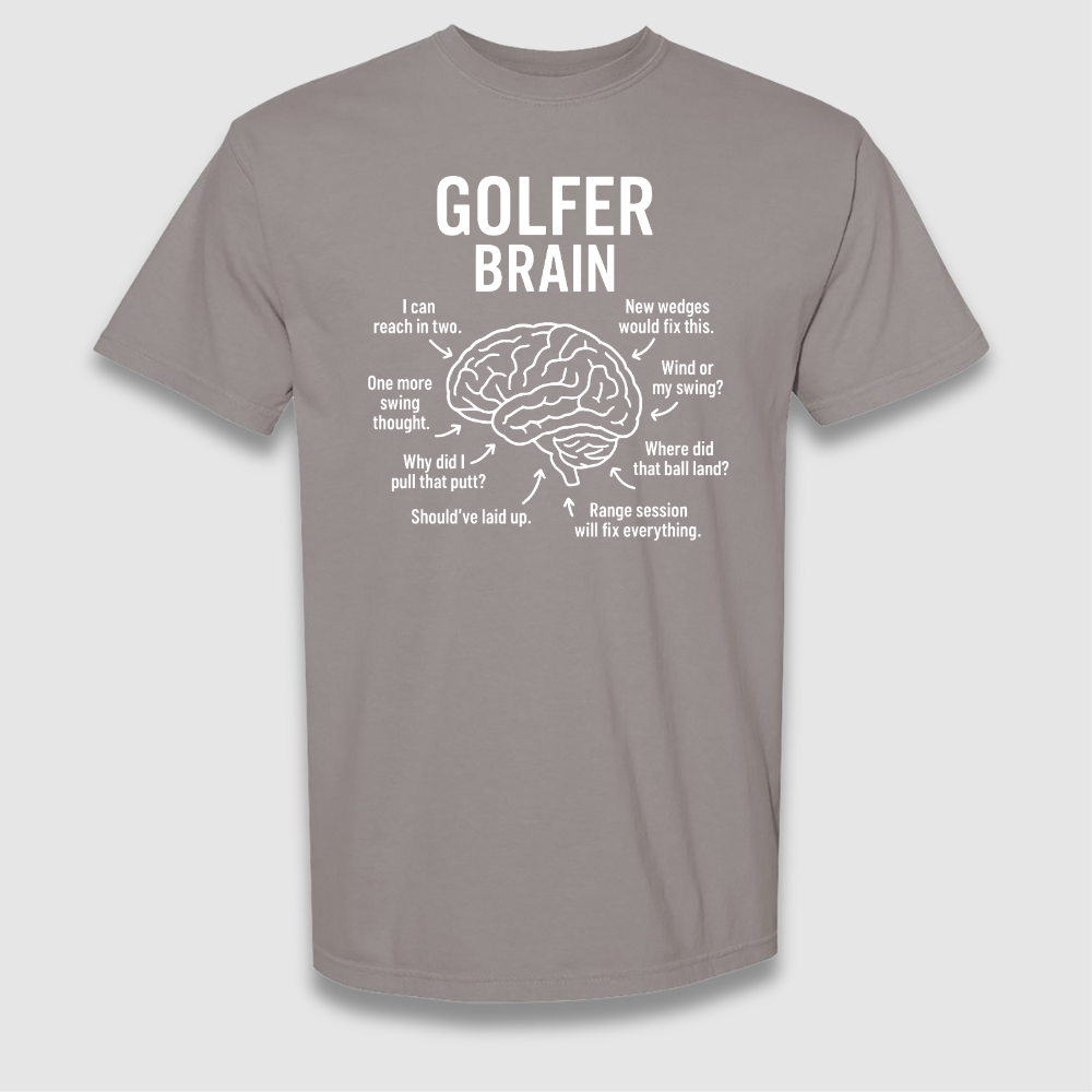 Golfer Brain T Shirt