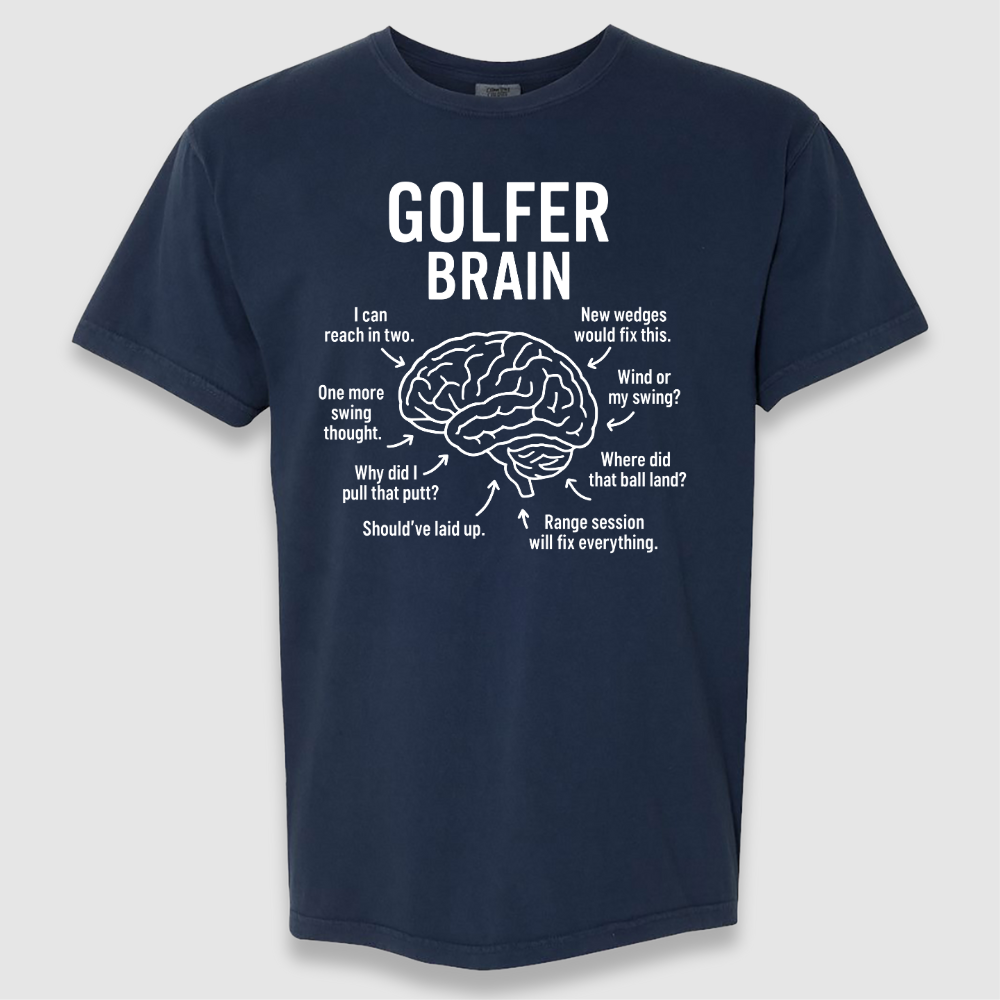 Golfer Brain Tee