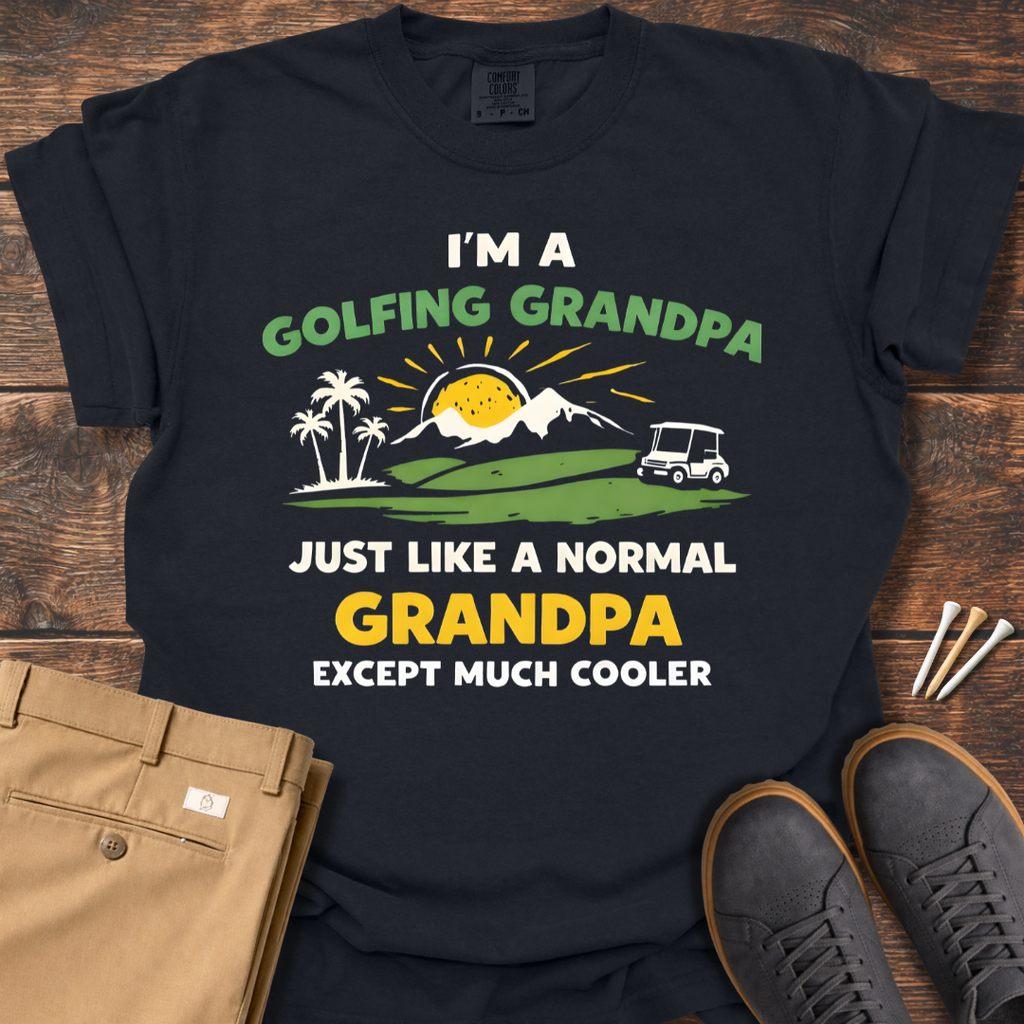 Golfing Grandpa T Shirt