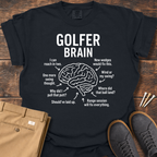 Golfer Brain T Shirt