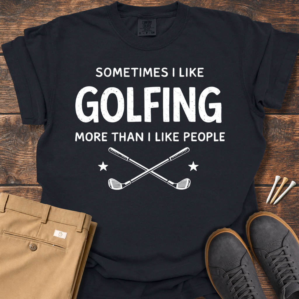 I Like Golfing T Shirt
