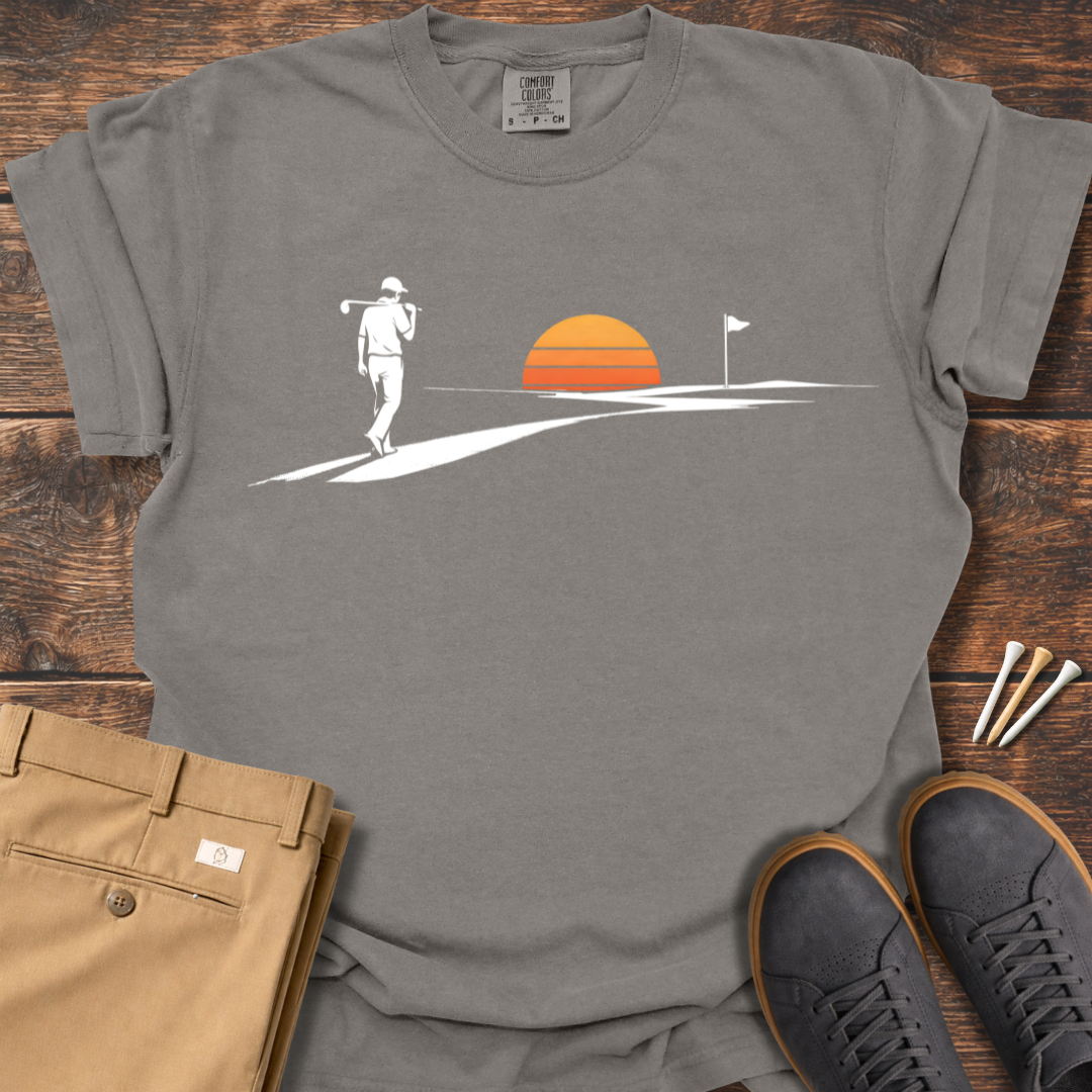 Sunset Fairway T Shirt