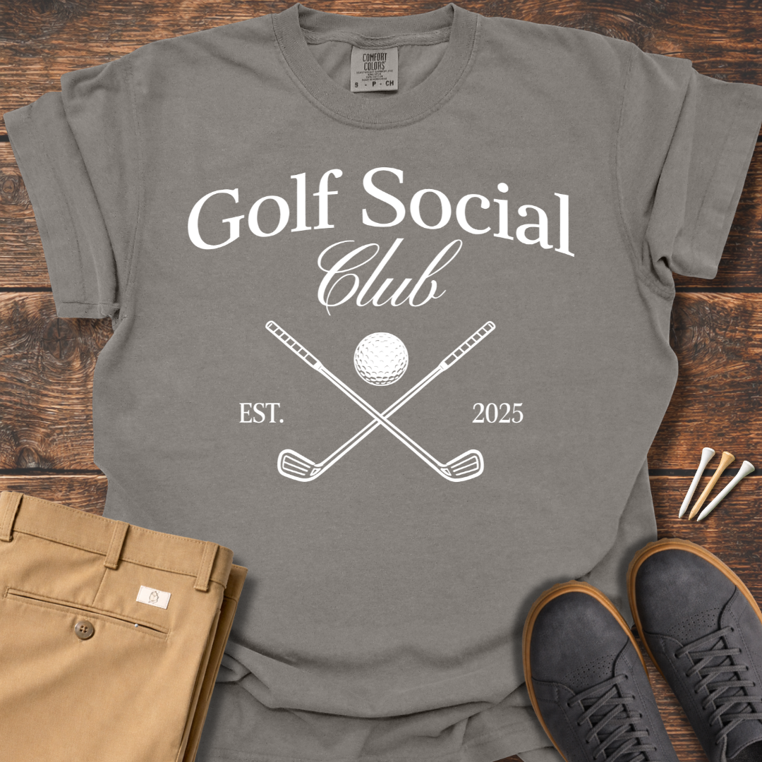 Golf Social Club T Shirt