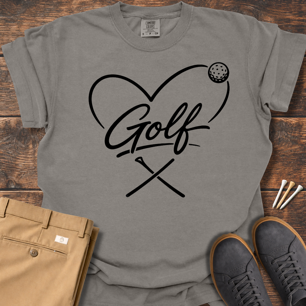 Love Golf T Shirt
