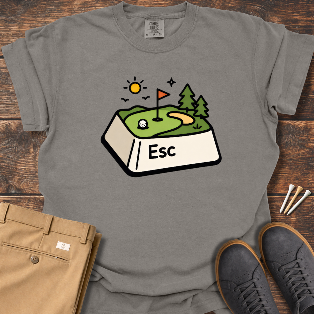 Escape Button T Shirt