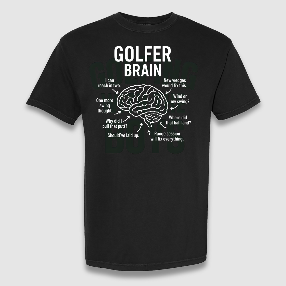 Golfer Brain T Shirt