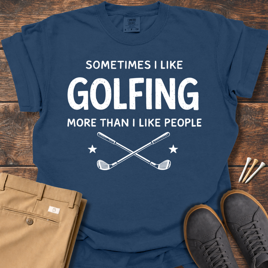 I Like Golfing T Shirt