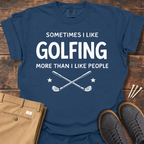 I Like Golfing T Shirt