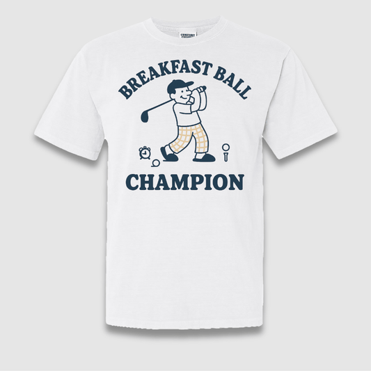 Breakfast Ball Champion T Shirt