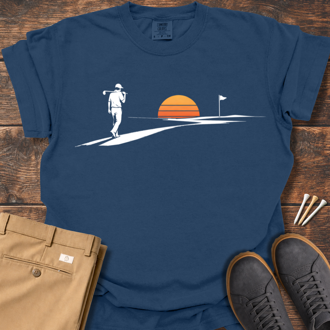 Sunset Fairway T Shirt