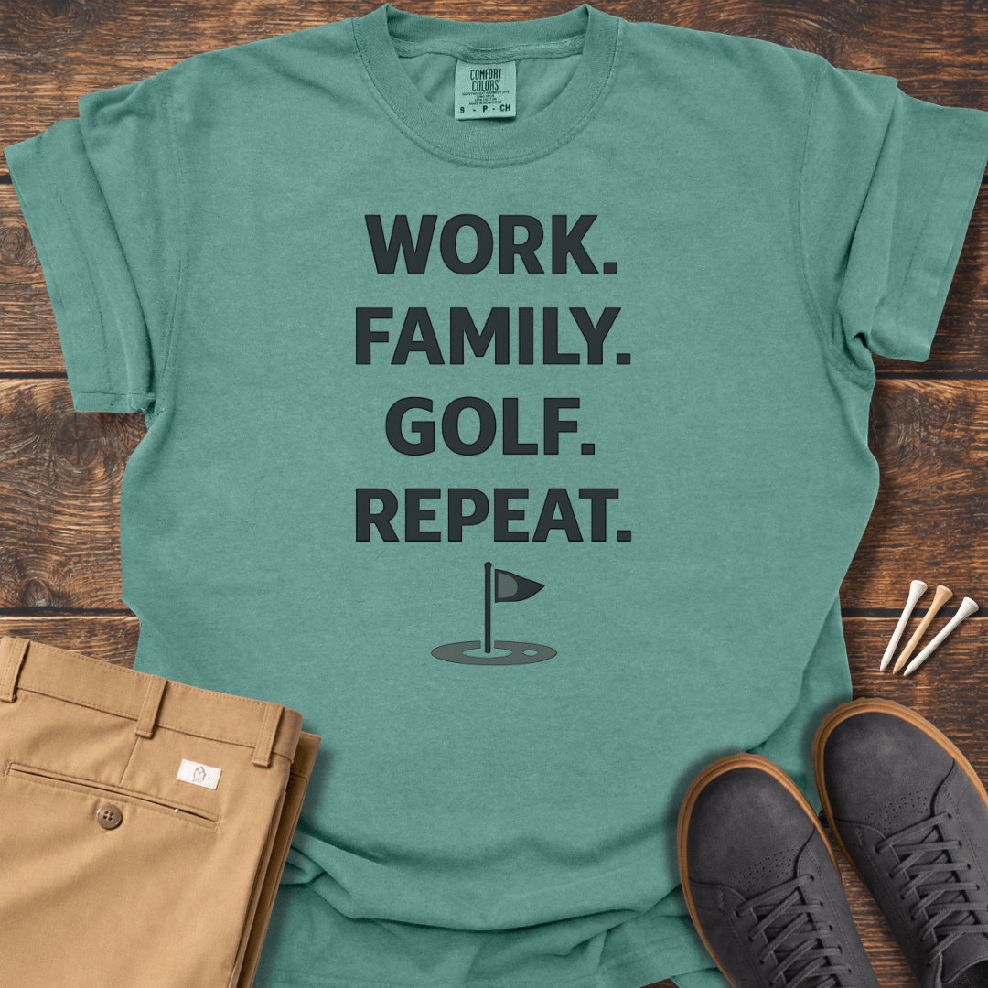Work Familt Golf T Shirt