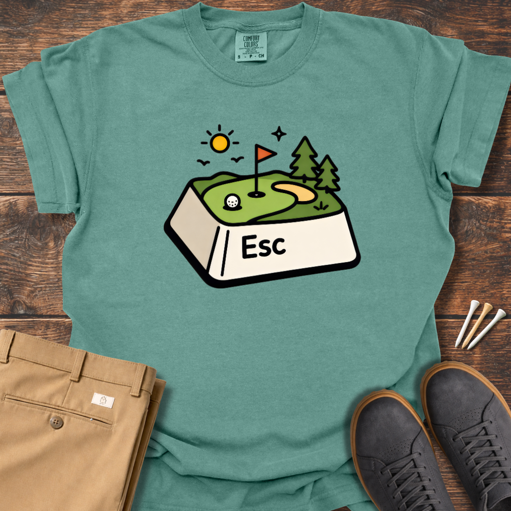 Escape Button T Shirt
