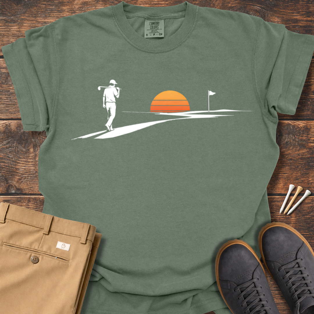 Sunset Fairway T Shirt