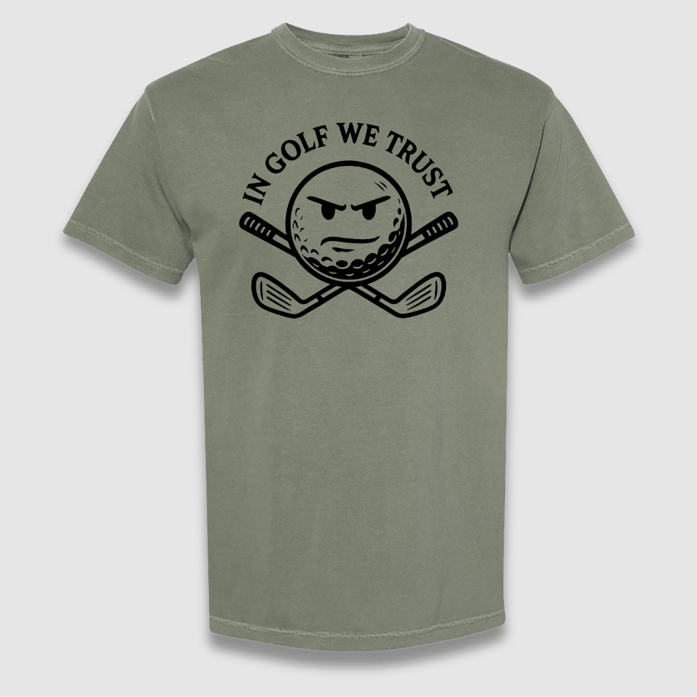 Golf We Trust T Shirt