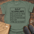 Golf Scorecard T Shirt