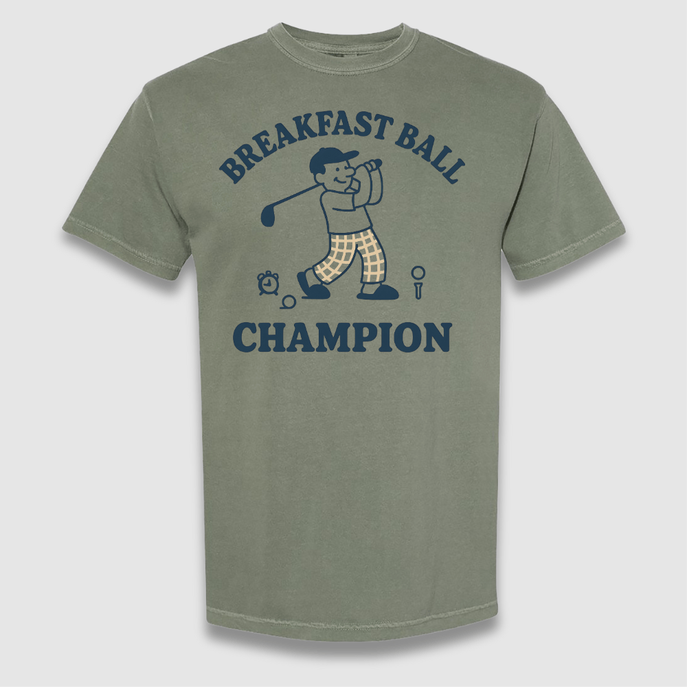 Breakfast Ball Champion T Shirt