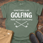 I Like Golfing T Shirt
