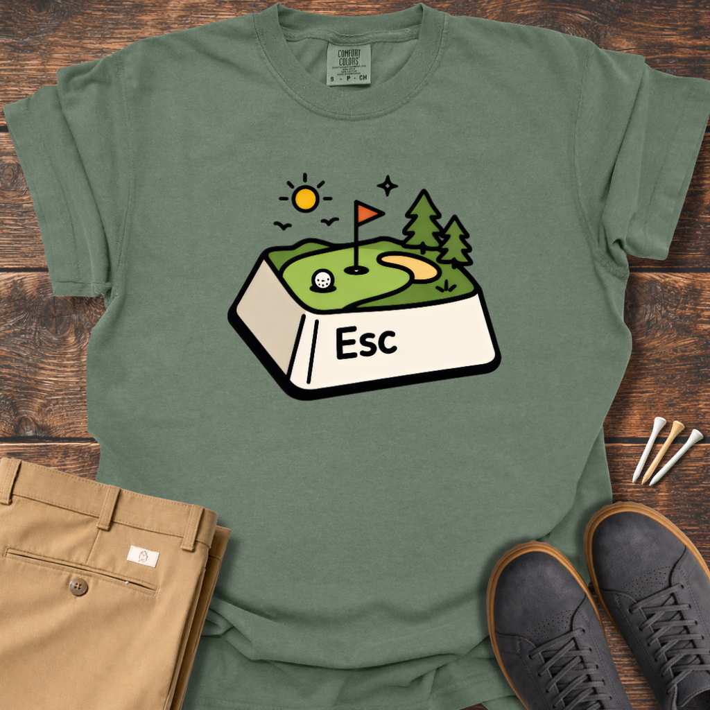 Escape Button T Shirt