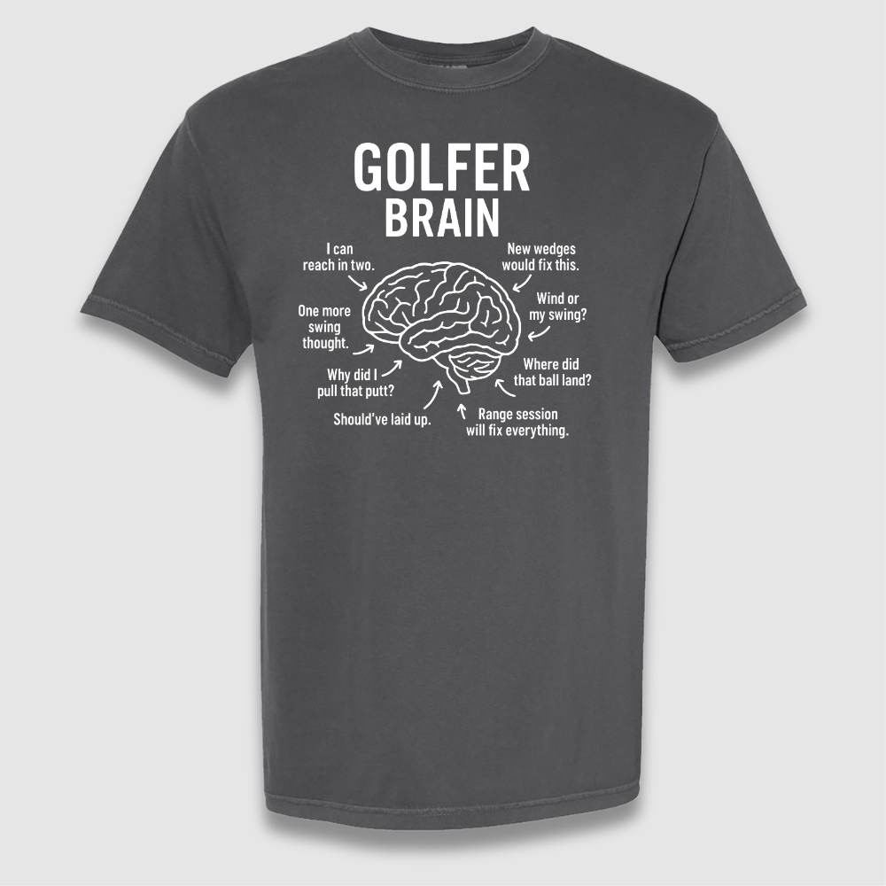 Golfer Brain T Shirt