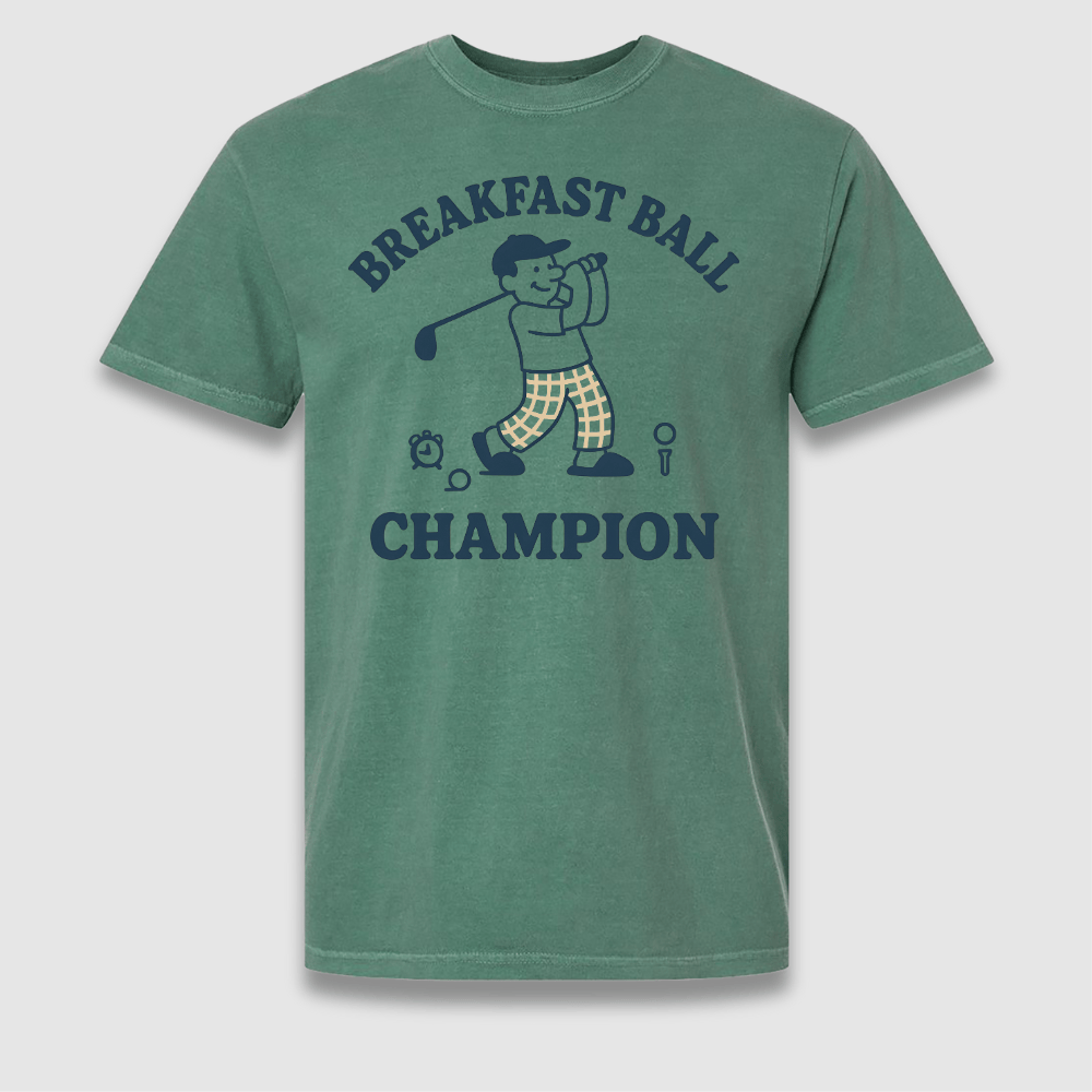 Breakfast Ball Champion T Shirt