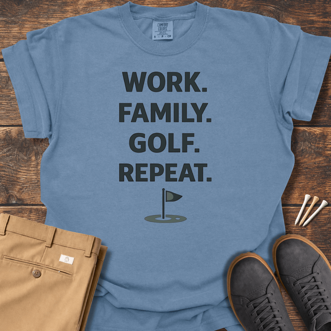 Work Familt Golf T Shirt