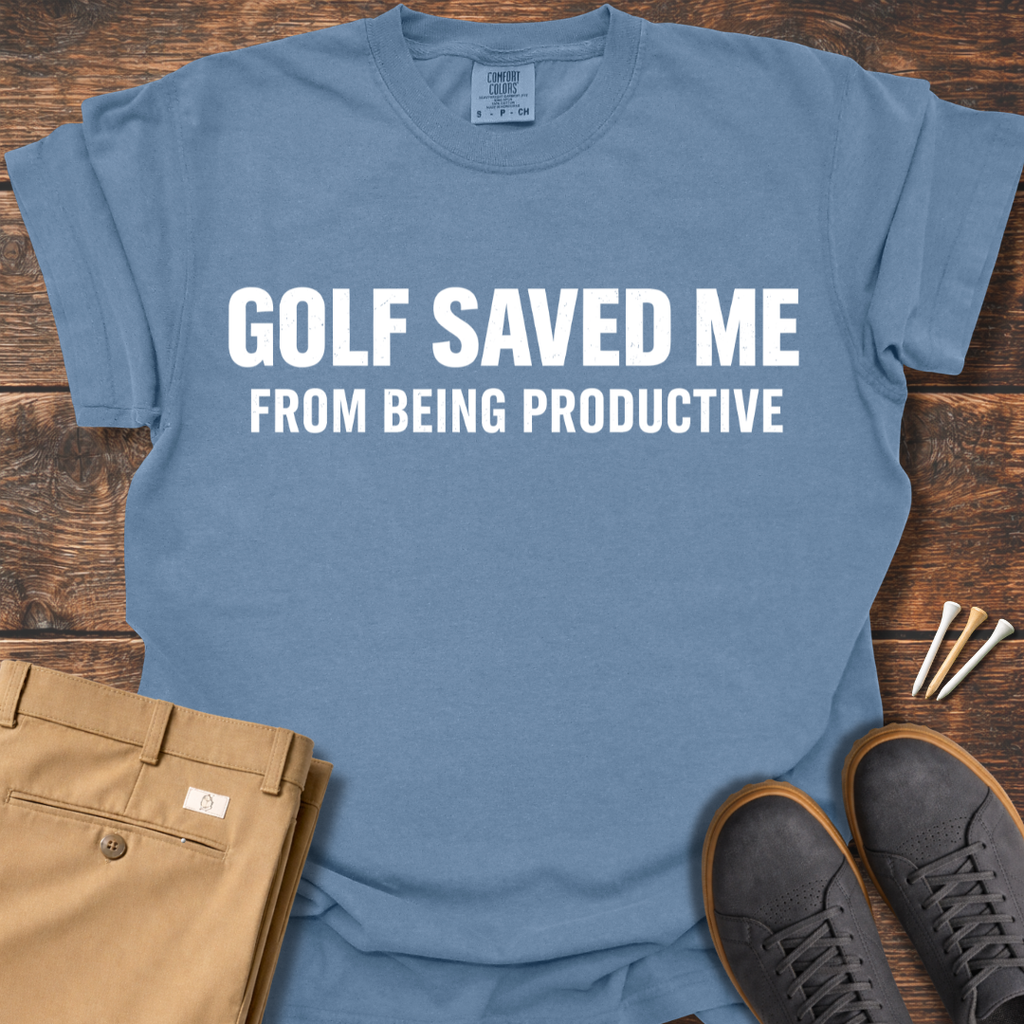 Golf Saved Me T Shirt