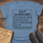 Golf Scorecard T Shirt