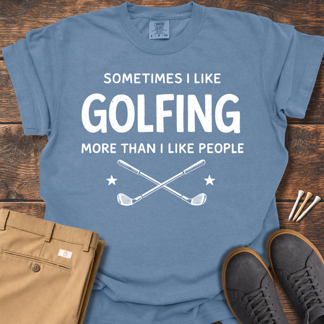 I Like Golfing T Shirt