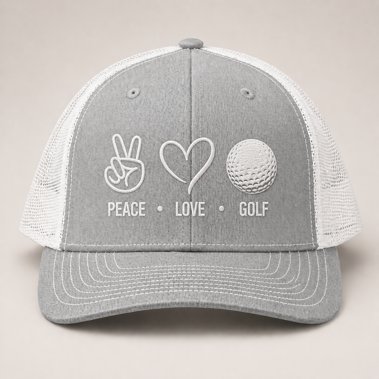 Peace Love Golf Hat