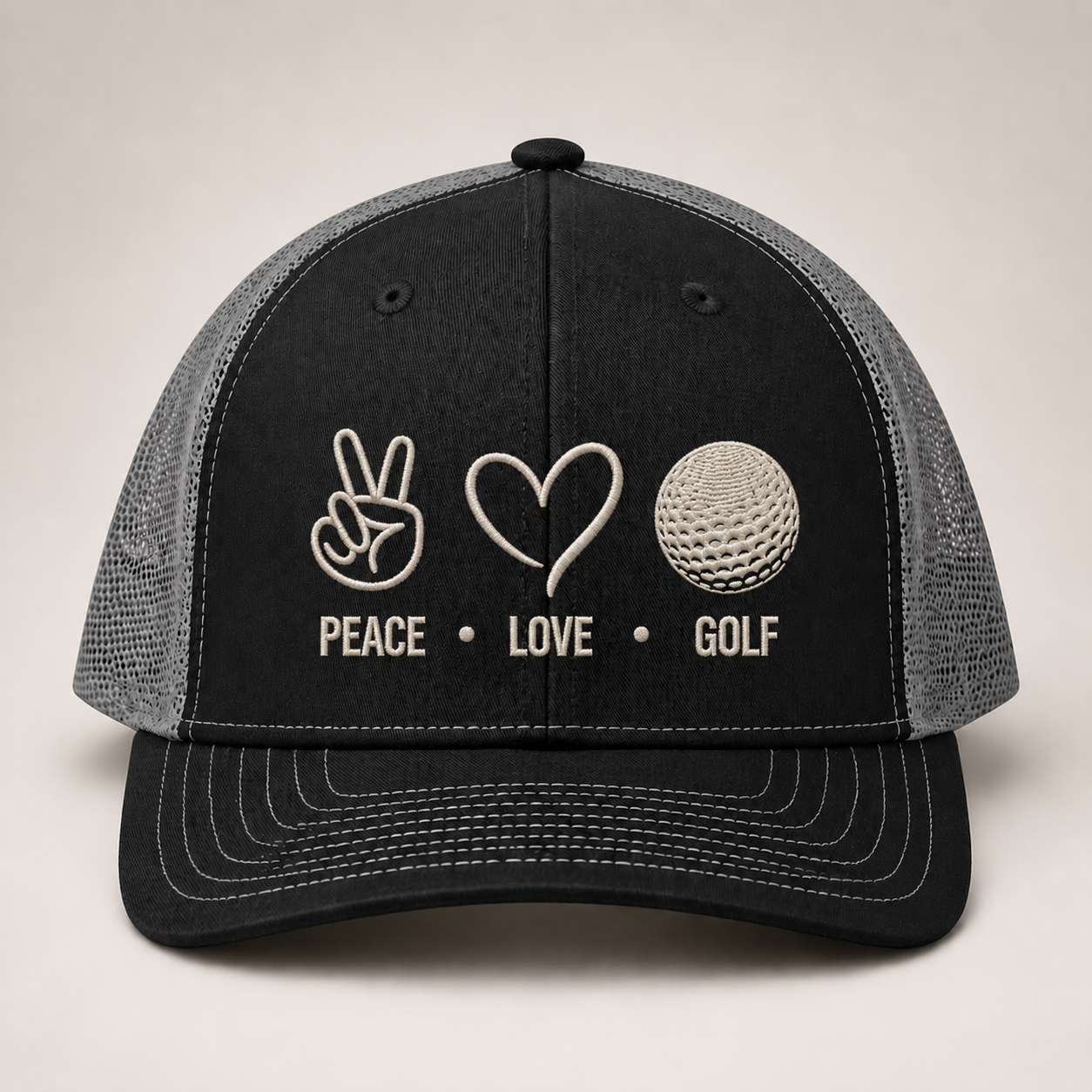 Peace Love Golf Hat
