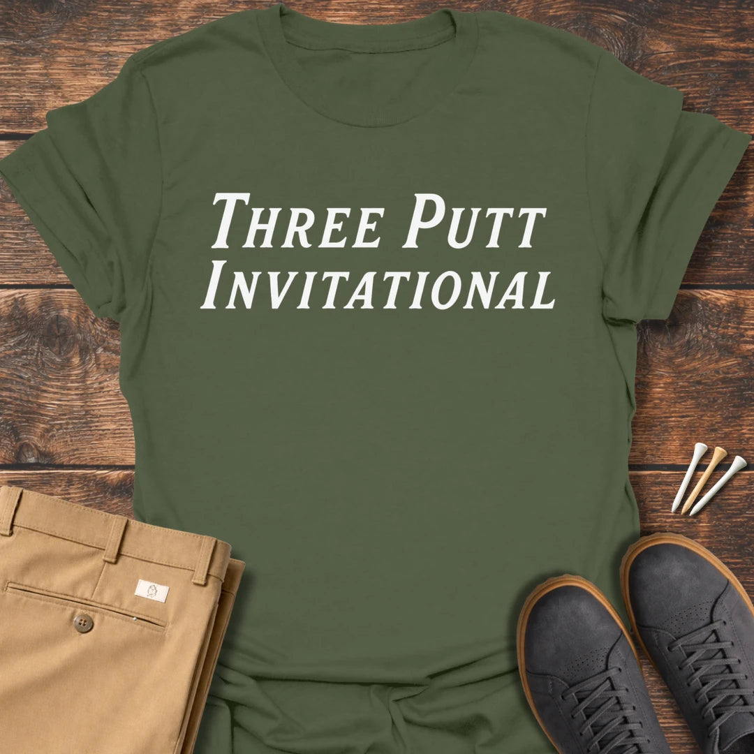 Three Putt Invitational T Shirt