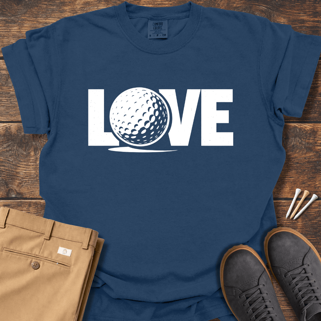 Love Golf T Shirt