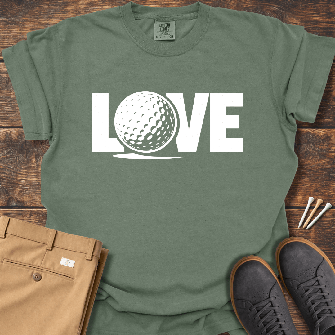 Love Golf T Shirt